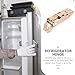 CHILDWEET Freezer Door Hinge Replacement with Spring Large Metal Refrigerator Hinge for Small and Deep Freezers for Cold Storage and Industrial Use