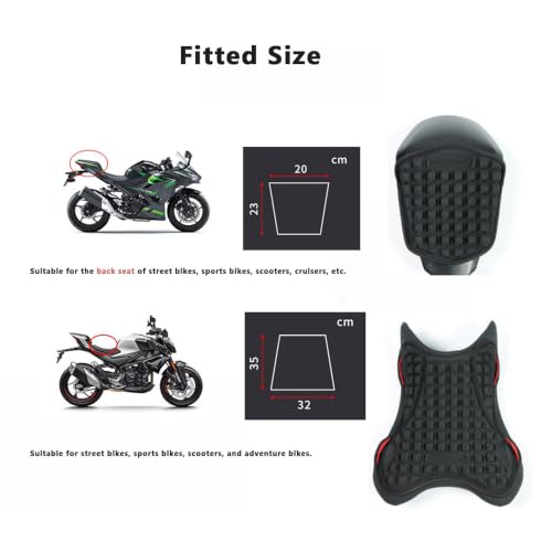 Cojín de gel para Vespa Sprint 125 2014-2026 transpirable y ergonómico 7