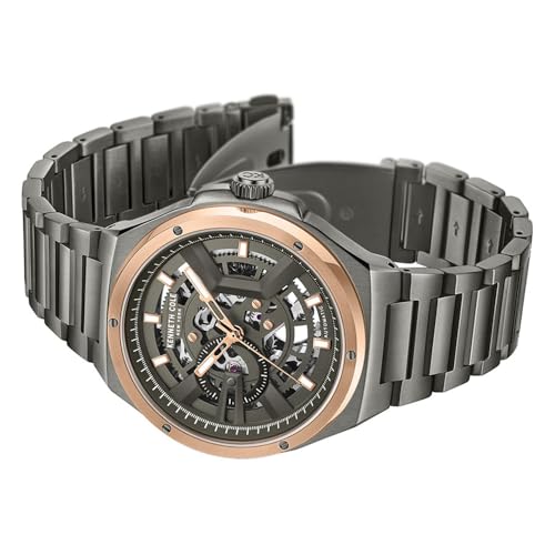 Image of Kenneth Cole Automatic Grey Dial Grey Stainless Steel Strap Watch for Men - KCWGY0064401MN