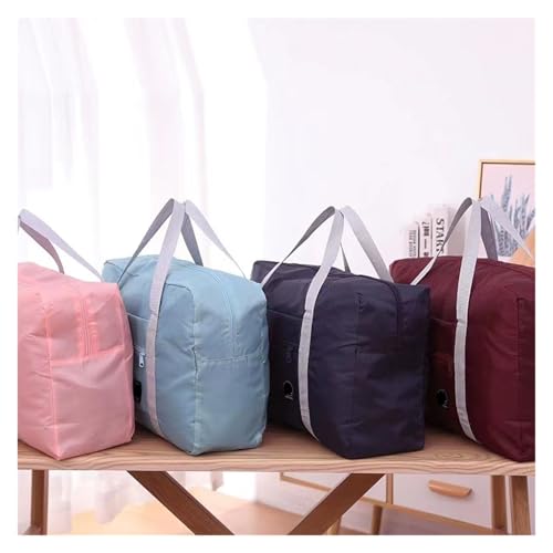 Foldable Travel Bag - Versatile Weekend, Gym & Business Carry-On Luggage(Navy blue)4