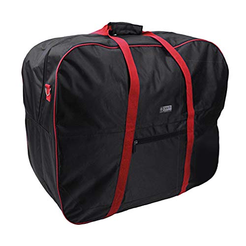 Bakcbayia Sac de Voyage Housse Transport Fourre-Tout Étanche Pliable avec Sangles en Polyester Cover