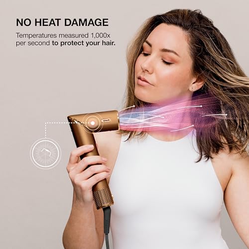 Image of Shark FlexStyle | Air Multi-Styler & Drying System | Hair Dryer Brush for Blowouts with Coanda Auto- Wrap Curlers, Oval Brush, Concentrator Attachment & Storage Bag | Copper (Spec. Edition) | HD433CP