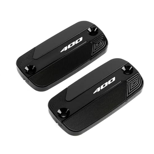 Cubierta de depósito de freno de moto CB400 1993-2019: accesorio de aluminio negro delantero