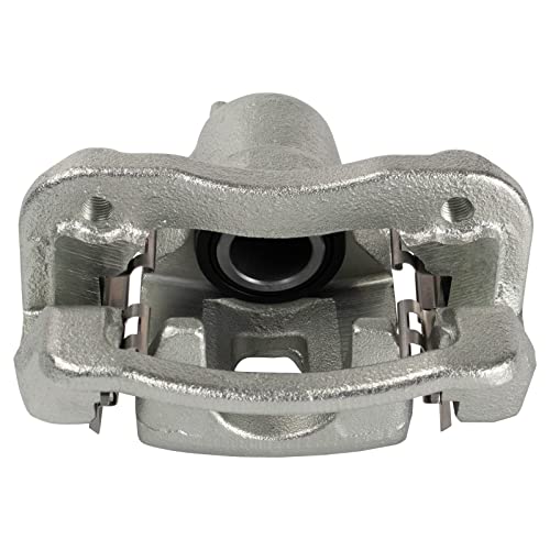 Image of TRQ Rear Brake Caliper Set Zinc Coated Brackets Compatible with 2008-2010 Hyundai Sonata
