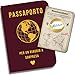 EQUIK PRODUCTS Biglietto Regalo Viaggio, Passaporto Viaggio Sorpresa | Biglietto Gratta e Vinci Personalizzato | Diario di Viaggio, Taccuino Viaggio | Regalo Viaggiatore, Regalo Viaggi immagine