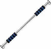 Barra P/Flexão Exercícios Treino Regulável 62 A 100 Cm Fixa