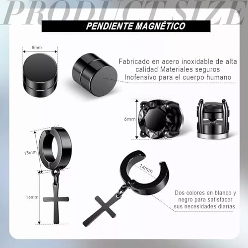 La Mejor Selección de Piezas de perforaciones oreja hombre que puedes comprar esta semana. 29 Imagen adicional