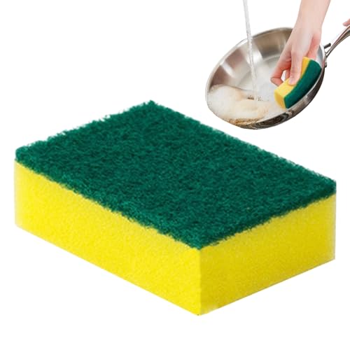 Kustimantu Esponjas para Vajilla | Esponja De Lavado No Abrasiva | Reutilizable Cepillo De Limpieza Quitamanchas para Baño Ollas Estufas Vajilla Cocinas