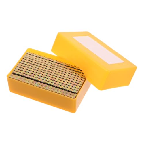 Clavos sin cabeza neumáticos SOIMISS, 1300 piezas, aleación de zinc, fijación eficiente para carpintería, caja para accesorios de clavadoras neumáticas, para marcos y entornos de taller de madera miniatura 1