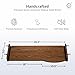 Universal Large Keyboard Tray Under Desk – Solid Walnut Wood Tray Attachment to Any Desk – Heavy-Duty Pull Out Tray – 28 x 10 Inch