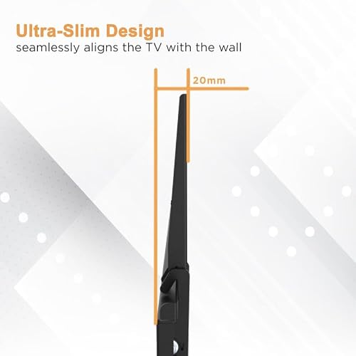 Ultra Slim Flat TV Wall Mount Bracket for Sony - 55\" Class BRAVIA XR X90K 4K HDR Full Array LED Google TV - XR-55X90K - Low 1.4\" Profile Design, Heavy Duty Steel, Flush to Wall, Simple Install - Thumbnail 3