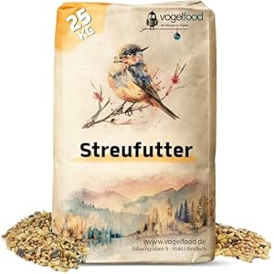 Samore Vogelfood 25 kg Streufutter für Wildvögel erstklassige Zusammensetzung Vogelfutter