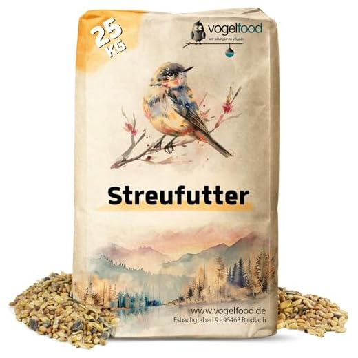 Samore Vogelfood 25 kg Streufutter für Wildvögel erstklassige Zusammensetzung Vogelfutter