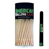 RAW クラシックプリロールコーン キングサイズ 100枚パック ロール済みシガレットペーパーコーン チップとARCセーバー付き (100パック)