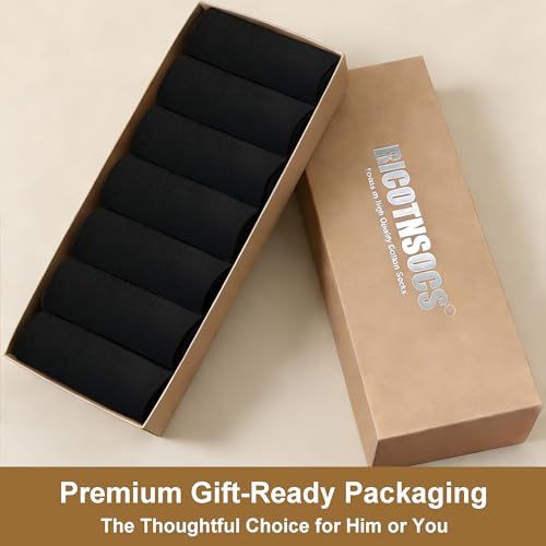 Image of Womens Ankle Socks Cotton No-Show Comfortable Low-Cut Liner Kraft Paper Gift Box
