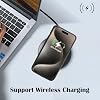 Funda Cargadora con Batería para iPhone 16 Pro Max, Funda Protectora Delgada Tipo-C con Carga Inalámbrica, Cargador Portátil Recargable de 8500mAh - Negro 6