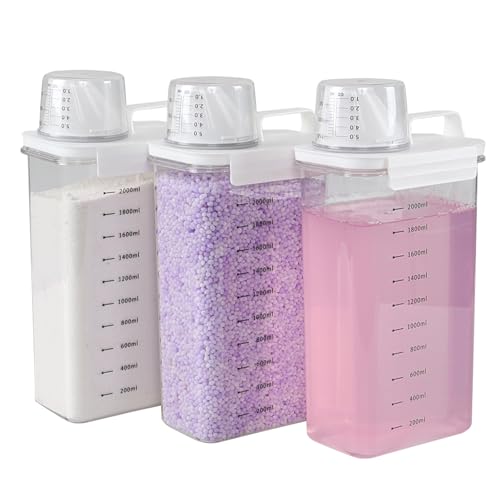 Distributeur de détergent anti-gaspillage pour poudre perles et adoucissant 2211g