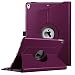 Fintie iPad Pro 10.5 Case - 360 Degree Rotating Stand Protective Cover with Auto Sleep / Wake Feature for Apple iPad Pro 10.5 Inch 2017 Tablet, Purple