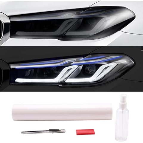 12x59'' Photochromic Headlight Tint Film Tail Light Tint TPU Self Healing Car Headlight Protection Film Taillight Tint Film Cover