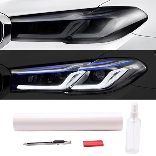 Tempsnow 12x59'' Photochromic Headlight Tint Film TPU Self Healing Car Headlight Protection Tint Film