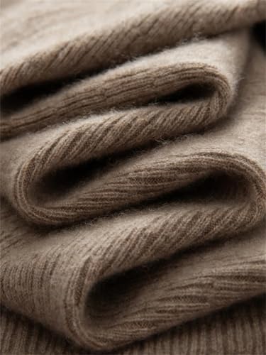 Women Knit A-Line Pleated Skirt Thick Warm Soft Solid Vintage Casual Business Skirt3