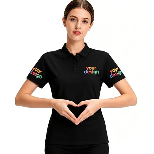 Yopaiwgo Custom Polo Shirt for Women,Embroidery or…