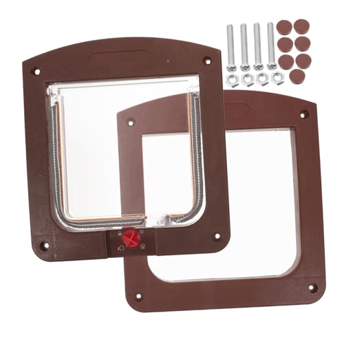 VANZACK Heavy Duty Dog Door Cat Flap Puppy Kitten Door Simple Setup Pet Access
