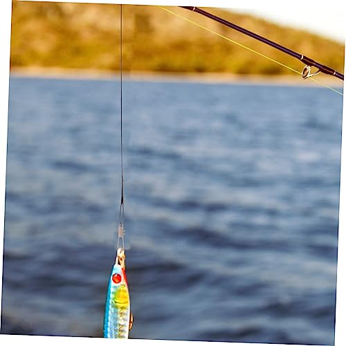 100 piezas línea trenzada fluorocarbono para pesca miniatura 3