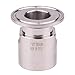 DERNORD 1.5'' Tri clamp Adapter to 1 inch FNPT Thread Ferrule Sanitary Pipe Fitting