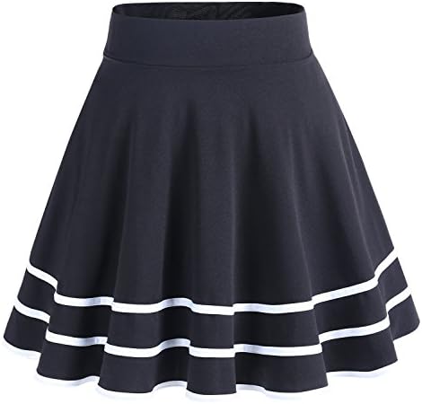 Falda Plisada de Verano hasta la Rodilla – Cintura Alta Estilo Pin Up para Mujer