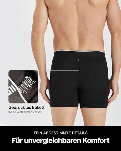Bambus Unterwäsche Giovici Boxershorts für Herren aus Viskose