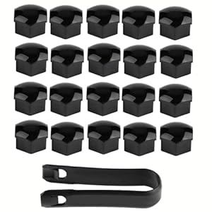 YIYEE 20 sztuk czarnych nakładek na śruby
