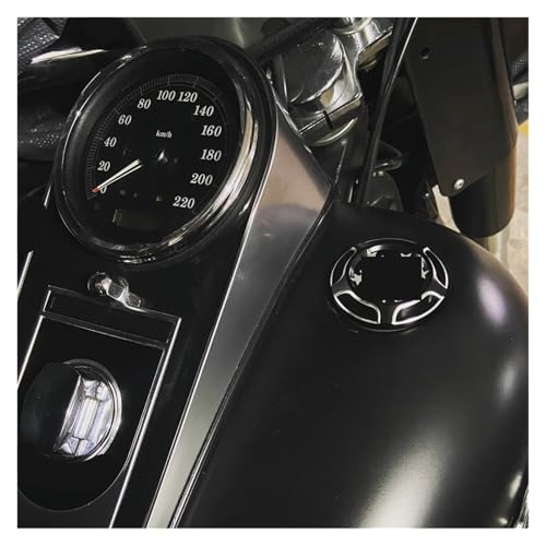 Bouchon de réservoir carburant et d'huile pour moto custom Dyna et Touring FLHR