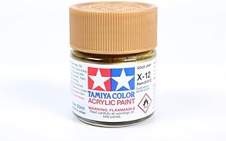 Tamiya Acrylic X-12 Gloss Gold Leaf 23ml TAM81012