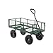 Produktbild MARK ADLER Cart 4.0 | Bollerwagen Gartenwagen Transportwagen | belastbar bis 350 kg | Faltbar abklappbare Seitenteile | Stahlrahmen | Plattformwagen Schubkarre Anhänger | Langer Handgriff | Grün