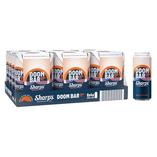 Sharps Brewery Doom Bar Amber Ale Beer 24 x 500 ml (cans)