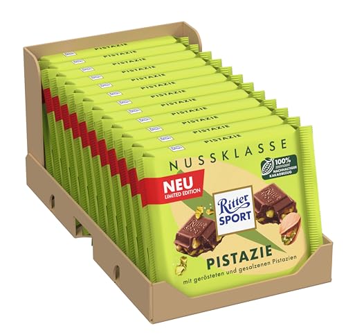 Ritter Sport Pistacija čokolada mliječna čokolada s komadićima pistacija