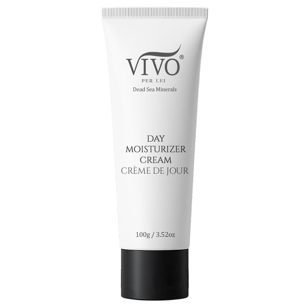 Vivo Per Lei Day Cream | Dead Sea Face Cream for Dull, Dry Skin| Moisturizing Day Cream with Shea Butter | Non Greasy Day Moisturizer | Hydrating Face Cream for Women| Beautiful Skin Needs No Miracle