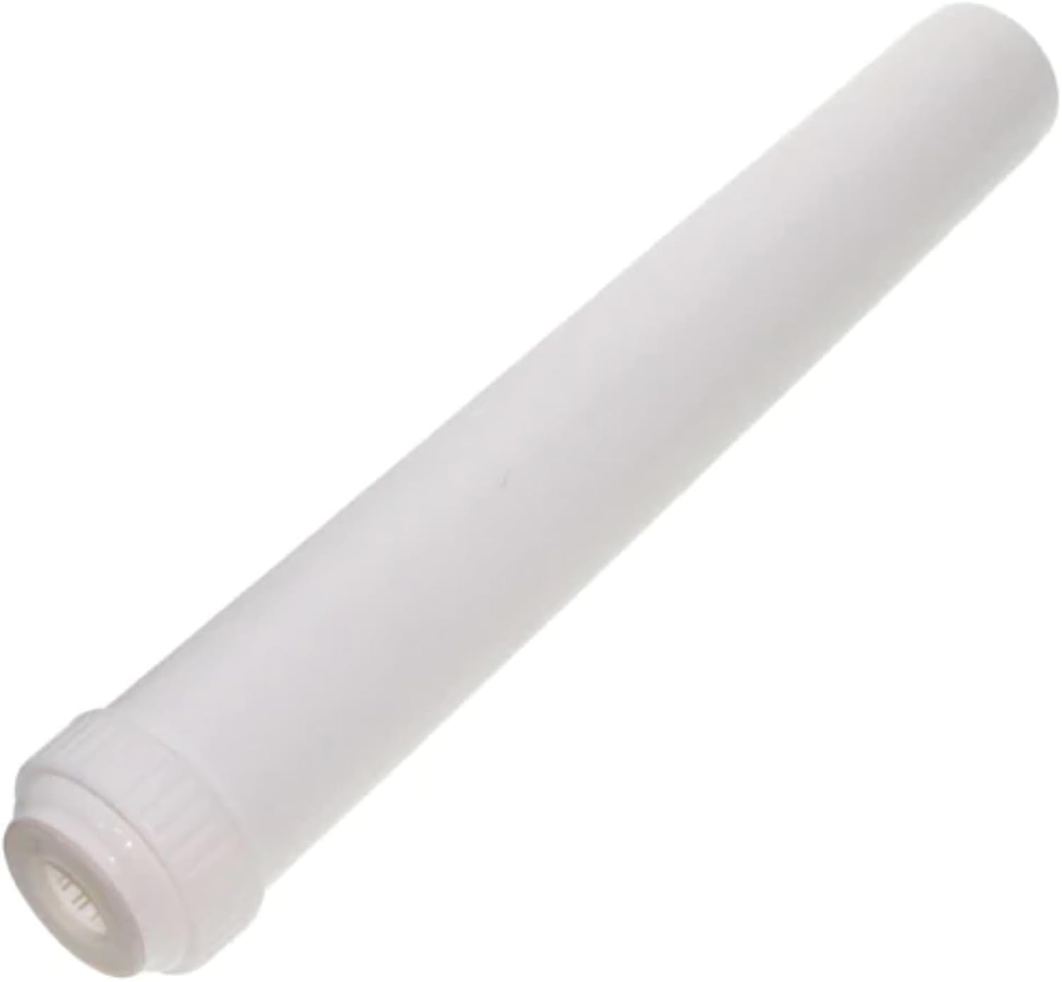Refillable, Empty Water Filter Cartridge Universal (2.5" D x 20" H) - Compatible with Standard Slimline 20" Housing (White)