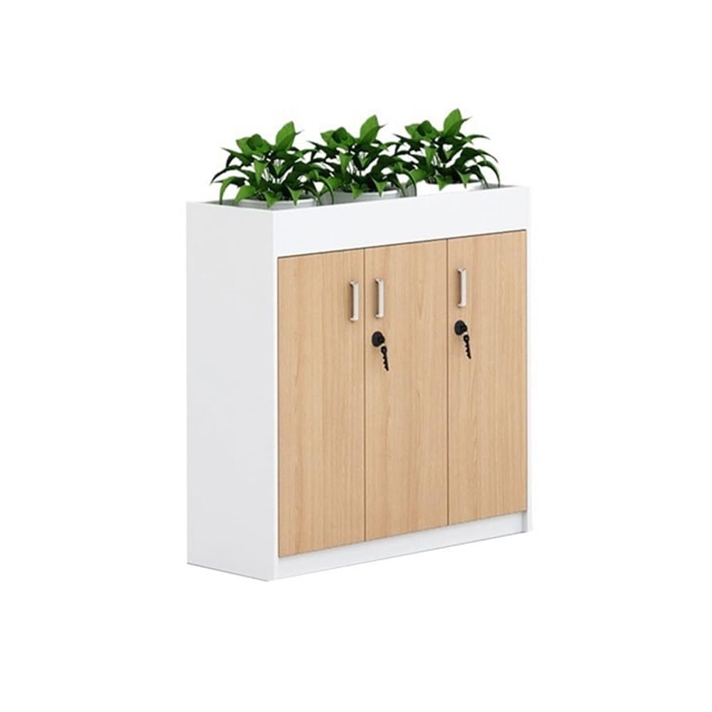 YNIYUJKL Filing Cabinet Office Partition Short Cabinet Wooden Storage Cabinet File Cabinet Office Furniture Simple Modern Data Cabinet File Storage Cabinets