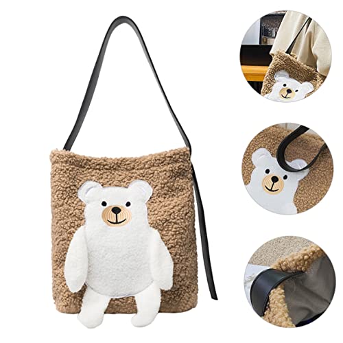 TENDYCOCO Bolsa De Ombro De Urso Bolsas Para Bolsa De Ombro Carteira De Viagem Feminina Bolsa Para M