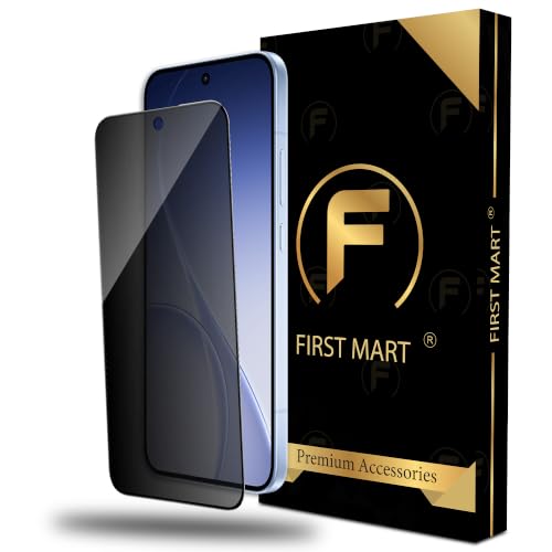 Image of FIRST MART Privacy Tempered Glass for Oppo Reno 15 & Reno 15C | Anti-Spy Screen Protector, Edge-to-Edge 9H Scratch Protection, Case-Friendly, Bubble-Free | Pack of 1