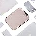 BELALIFE Portable Travel Cable Organizer Bag, Tech Storage Bag for Cord, Charger, Phone, Earphone, Hard Drive, USB, SD Card and Electronic Accessories, Pink