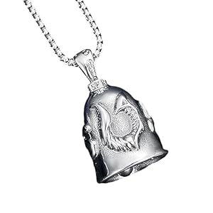 Rosixehird Campana de equitación | Campana de equitación de ángel motero, accesorio portátil para motociclistas, motocicletas, bicicletas, regalo de San Valentín