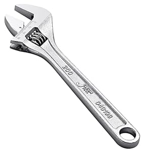 Jetech 8 Inch Adjustable Wrench – Professional Shifter Spanner with Wide Caliber Opening