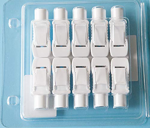ECG Clips-White Universal ECG GATOR Clip Pack/ 10 Clips