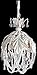 Classic Lighting 8331 AW C Petite Fleur, Crystal, Light Pendant, Antique White