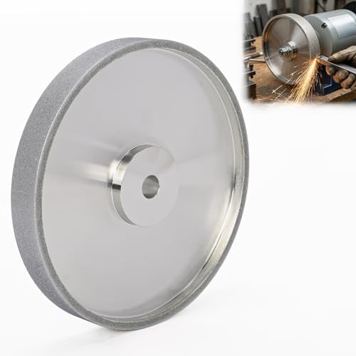 CBN Grinding Wheel 8 Inch 180 Grit 1 Wide 5/8 Arbor