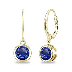 Synthetic Blue Spinel-September-Gold Flash