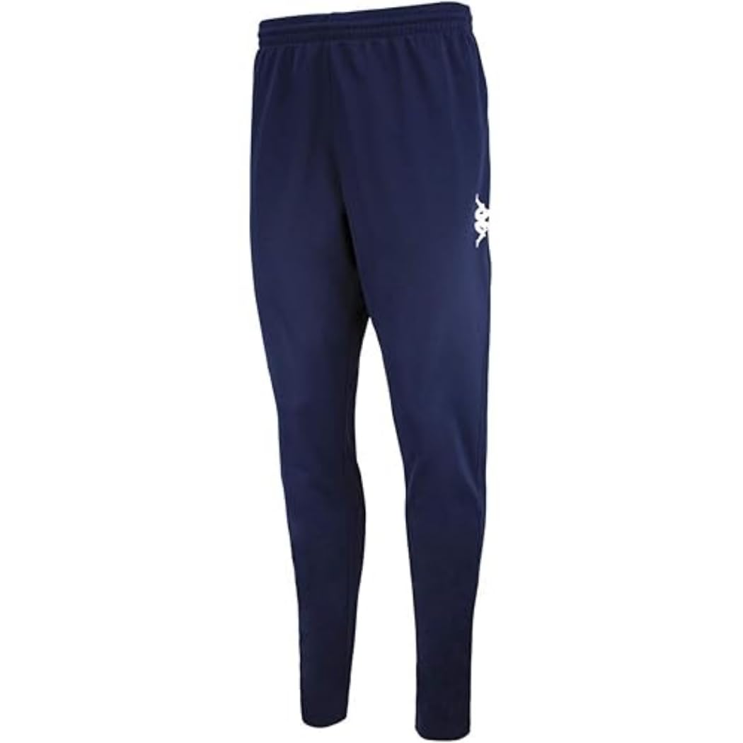Kappa Ponte Long Trousers, Men, Mens, Long Trousers, 304IPN0, Black White, XL